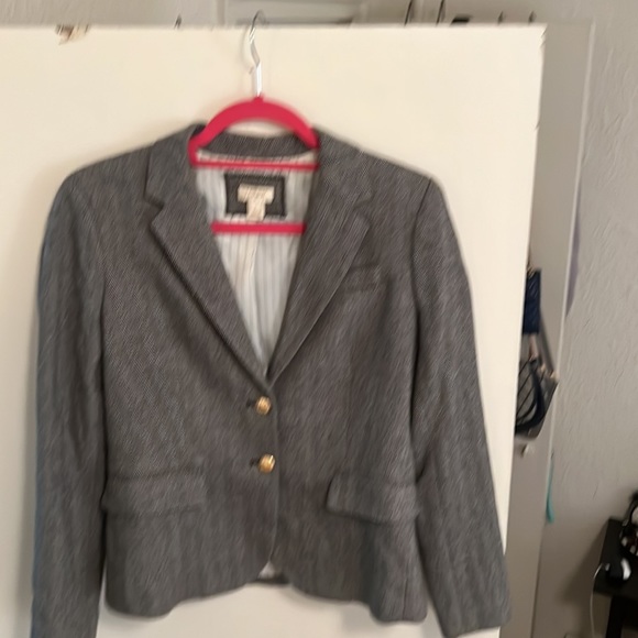 Brand New Houndstooth J.Crew Blazer with Gold Buttons - Women’s Size 6 - Picture 2 of 7